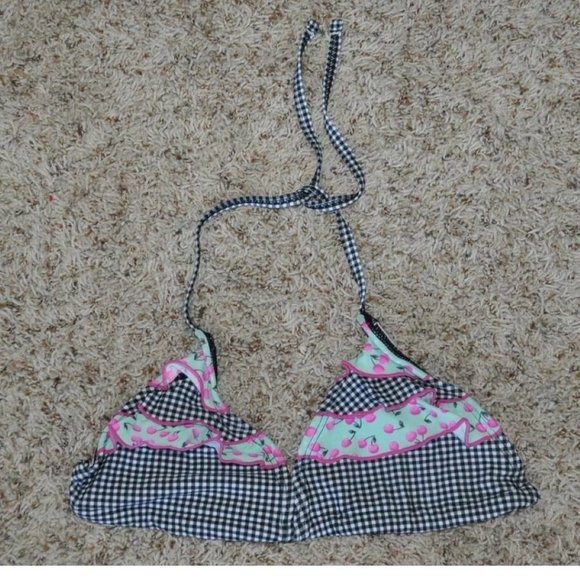 *Swimsuit Candies sz 16 Black Green 3 Pc Bikini Bottoms, Skirt & Coverup Girls - Picture 3 of 7
